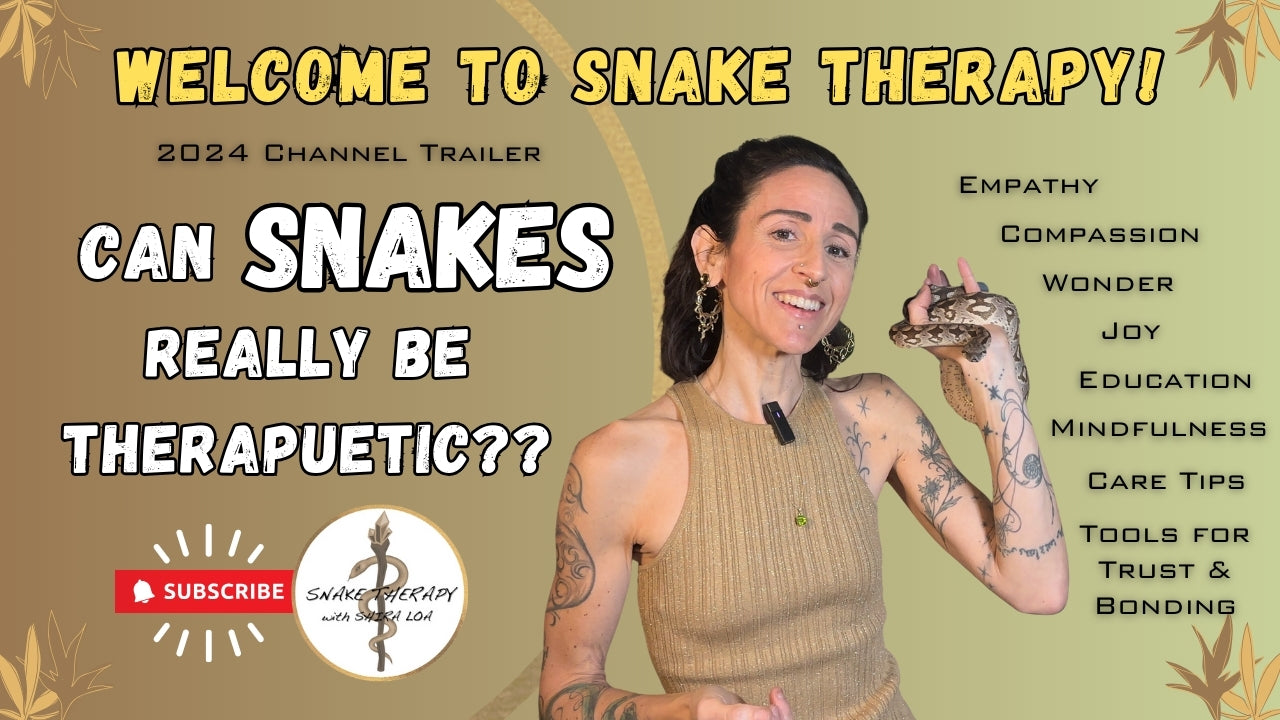Load video: Snake Therapy with Shira Loa on Youtube
