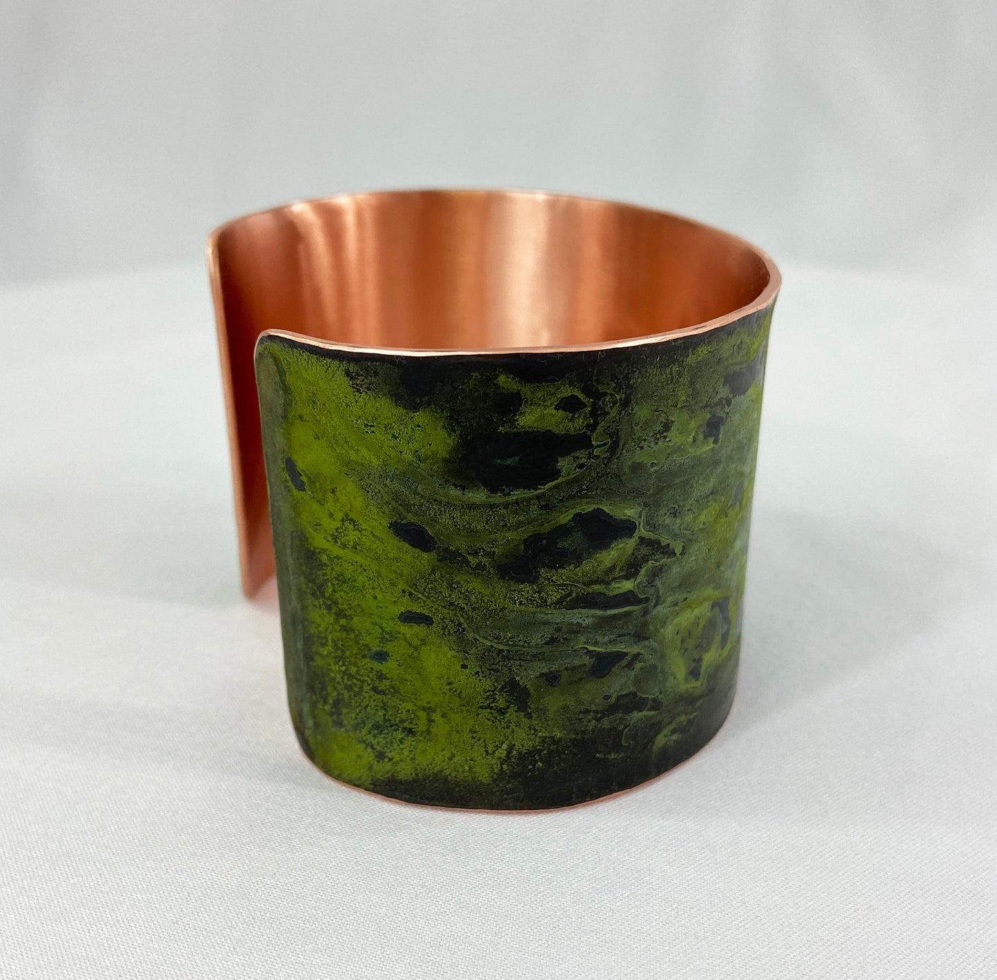 Green Copper Cuff Bracelet